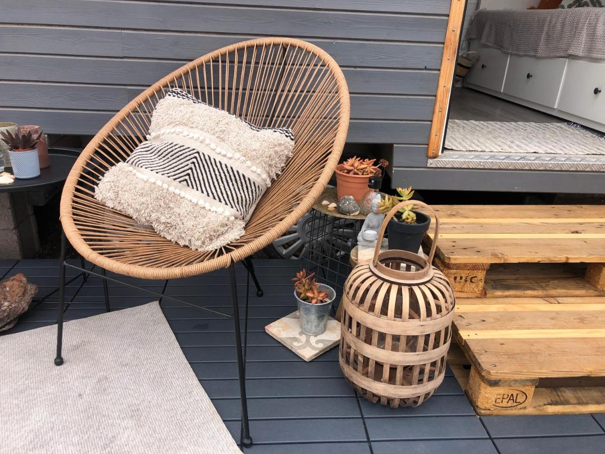 Tinyhouse Luna With Ac, Bbq And Beautiful View La Vegueta Eksteriør bilde